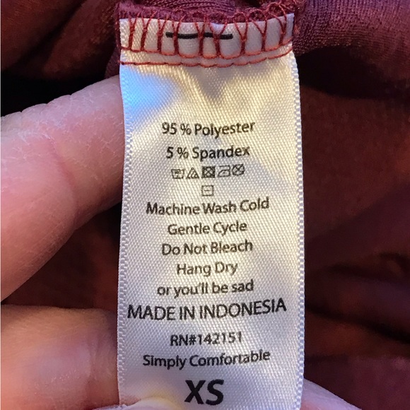 LuLa Roe Red Fit And Flare Short Sleeves Dress Size XS Embroidered Swirl Designs - Picture 10 of 12